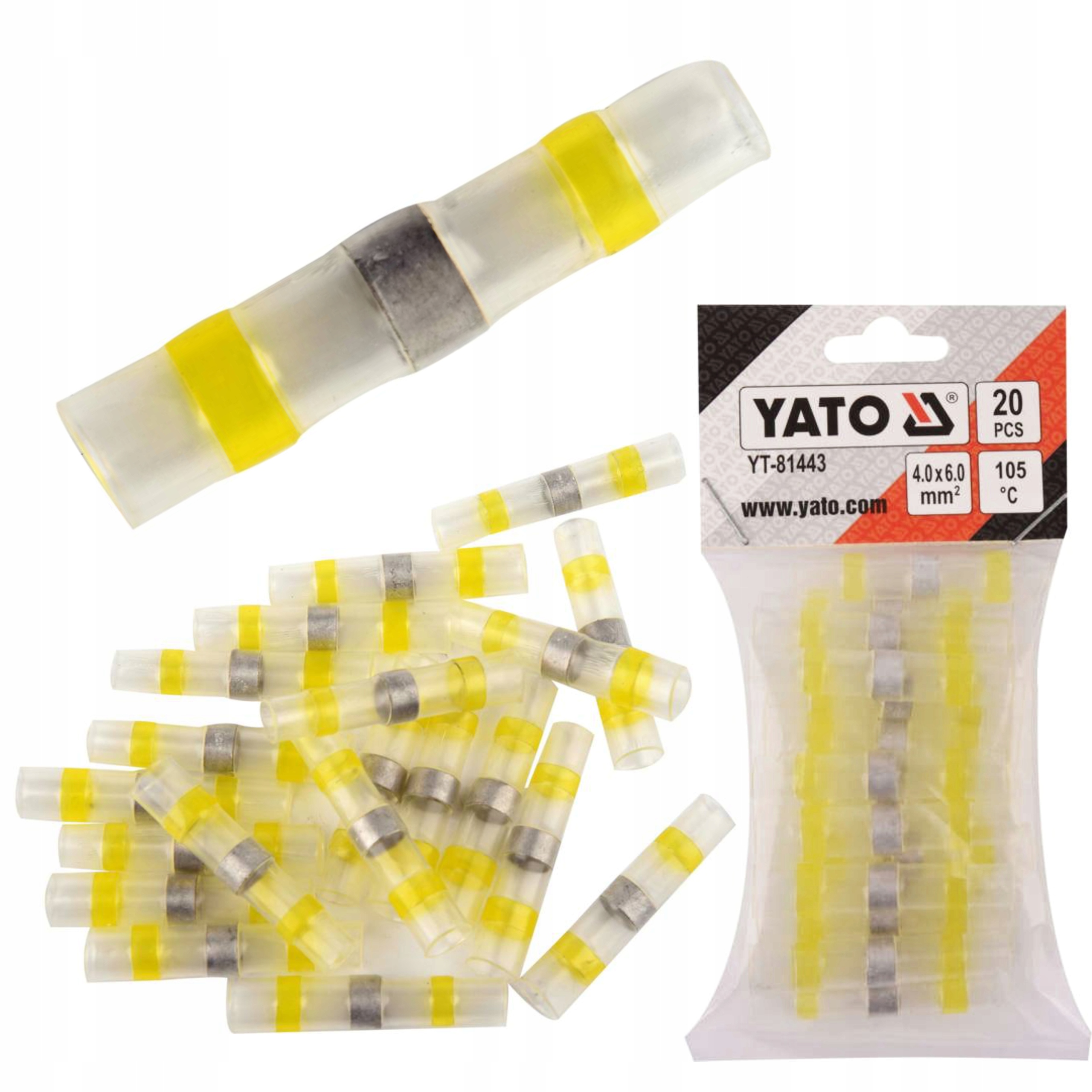 ZESTAW RUREK RURKI TERMOKURCZLIWE Z CYNĄ 6,0x40mm