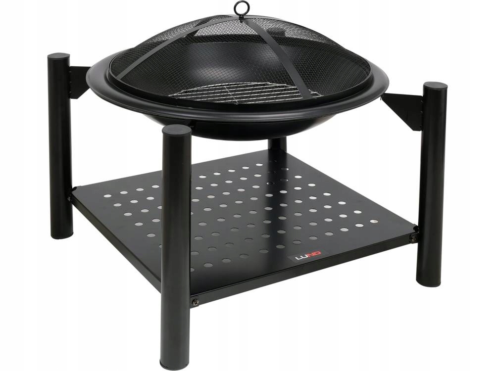 LUND PALENISKO STALOWE OGRODOWE GRILL OGNISKO RUSZT+POKRYWA POGRZEBACZ 9914