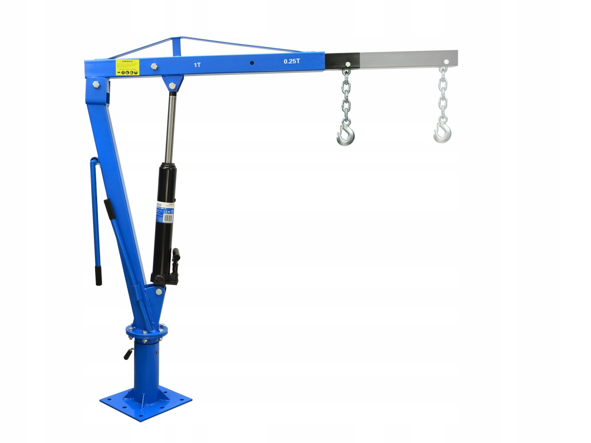 PODNOŚNIK HYDRAULICZNY WARSZTATOWY SAMOCHODOWY HDS ŻURAW 1TONA DŹWIG 1000KG