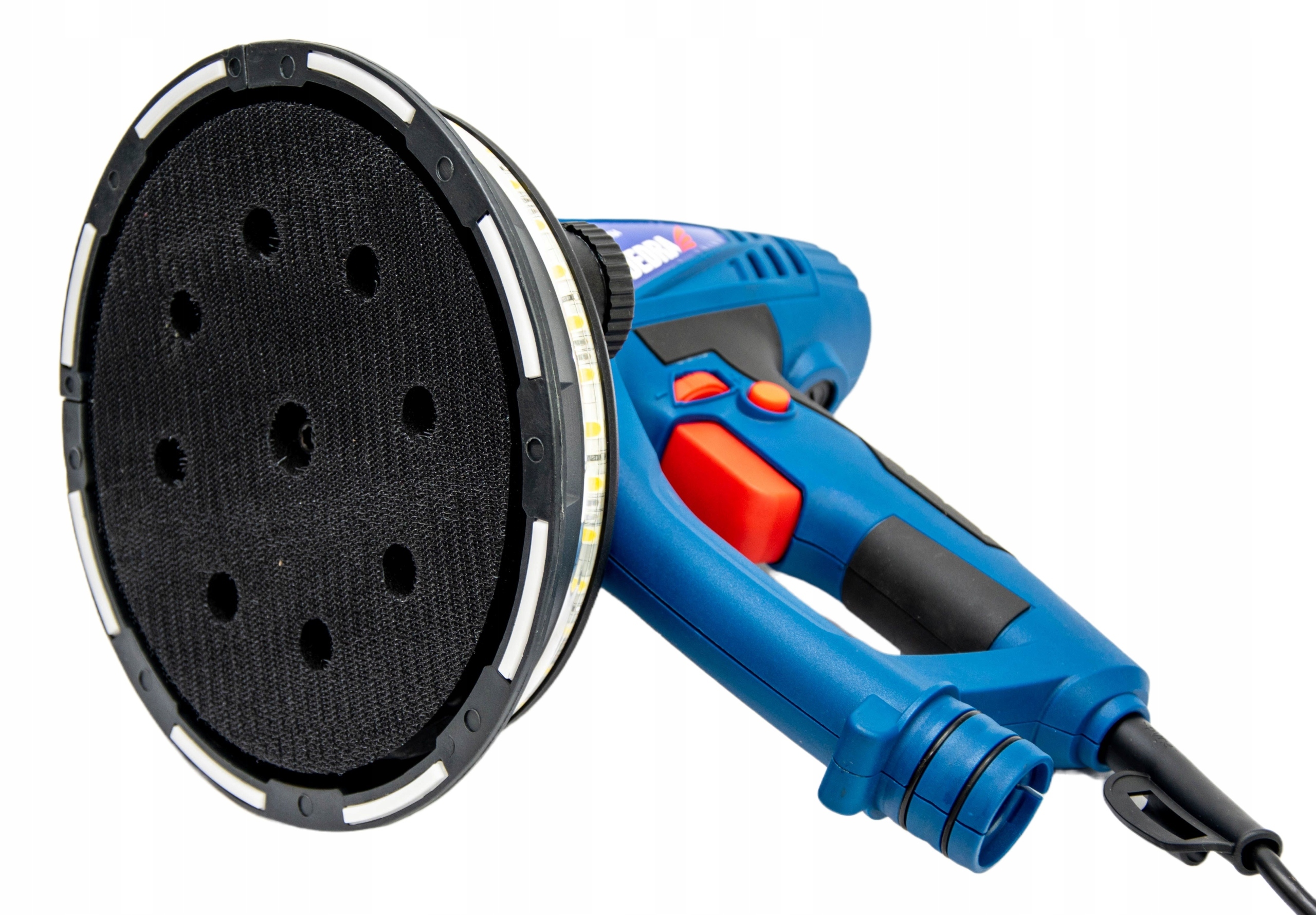 DED7764 DEDRA SZLIFIERKA ZACIERACZKA 750W DO GIPSU GŁADZI LED tarcza 180mm