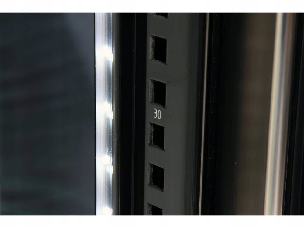 WITRYNKA CHŁODNICZA PRZESZKLONA OKRĄGŁA 48x103 CM