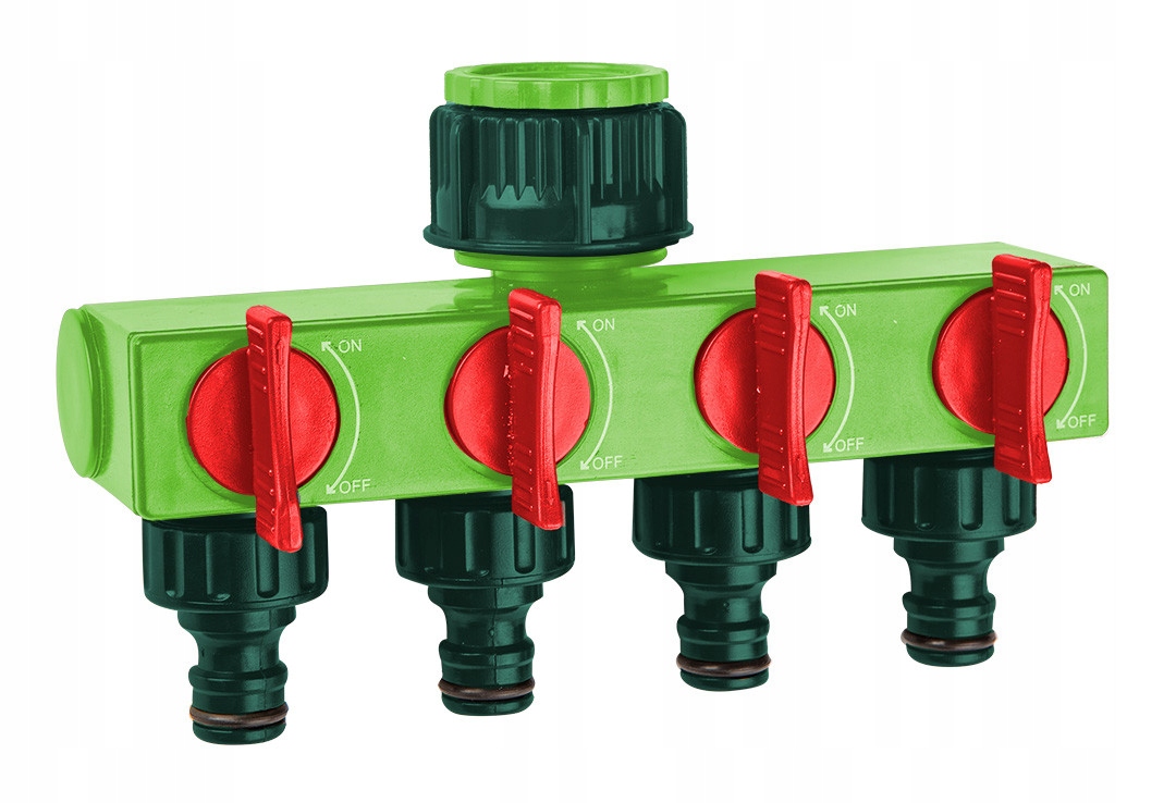 CZWÓRNIK TRÓJNIK ROZDZIELACZ DO WODY NA KRAN ZAWÓR