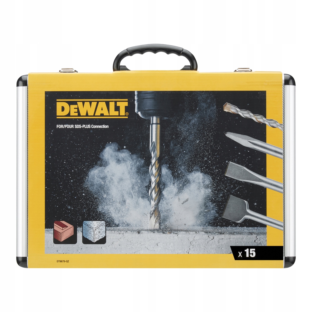 DeWALT DT9679 ZESTAW WIERTEŁ I DŁUT SDS+ 15 SZTUK