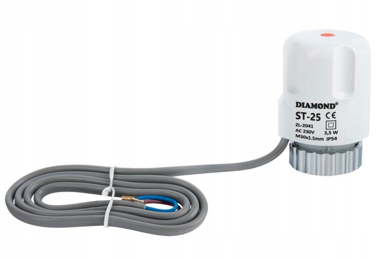 DIAMOND SIŁOWNIK TERMOELEKTRYCZNY GŁOWICA 230 V 3,5W ZL-2041 ST-25