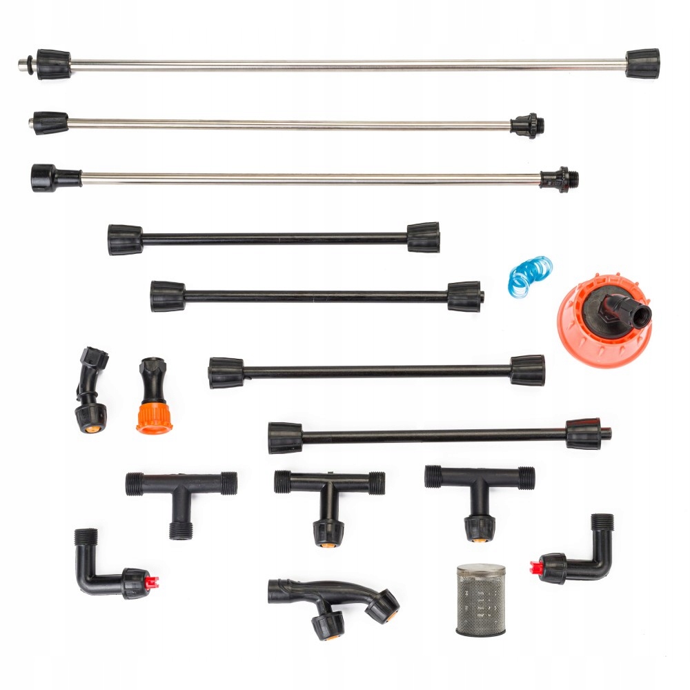 OPRYSKIWACZ AKUMULATOROWY PLECAKOWY CIŚNIENIOWY POWERMAT 20L ZESTAW 9 DYSZ