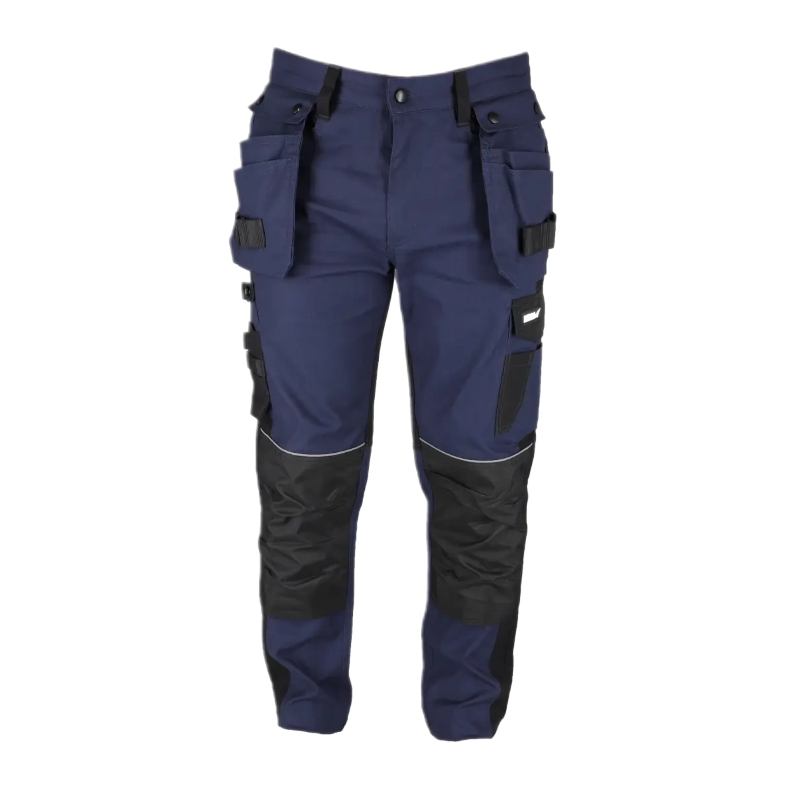 DEDRA SPODNIE ROBOCZE Z MULTIKIESZENIAMI XL/56 270G/M2 SLIMFIT BH47SP-XL