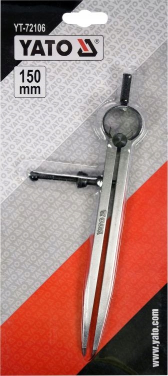 YATO CYRKIEL TRESERSKI Z BLOKADĄ I SPRĘŻYNĄ 150mm