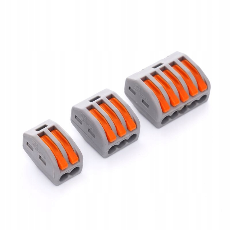 SZYBKOZŁĄCZKA ZESTAW SZYBKOZŁĄCZEK NA DRUT 60 SZT 0,5-2,5 MM2 KRAFT&DELE
