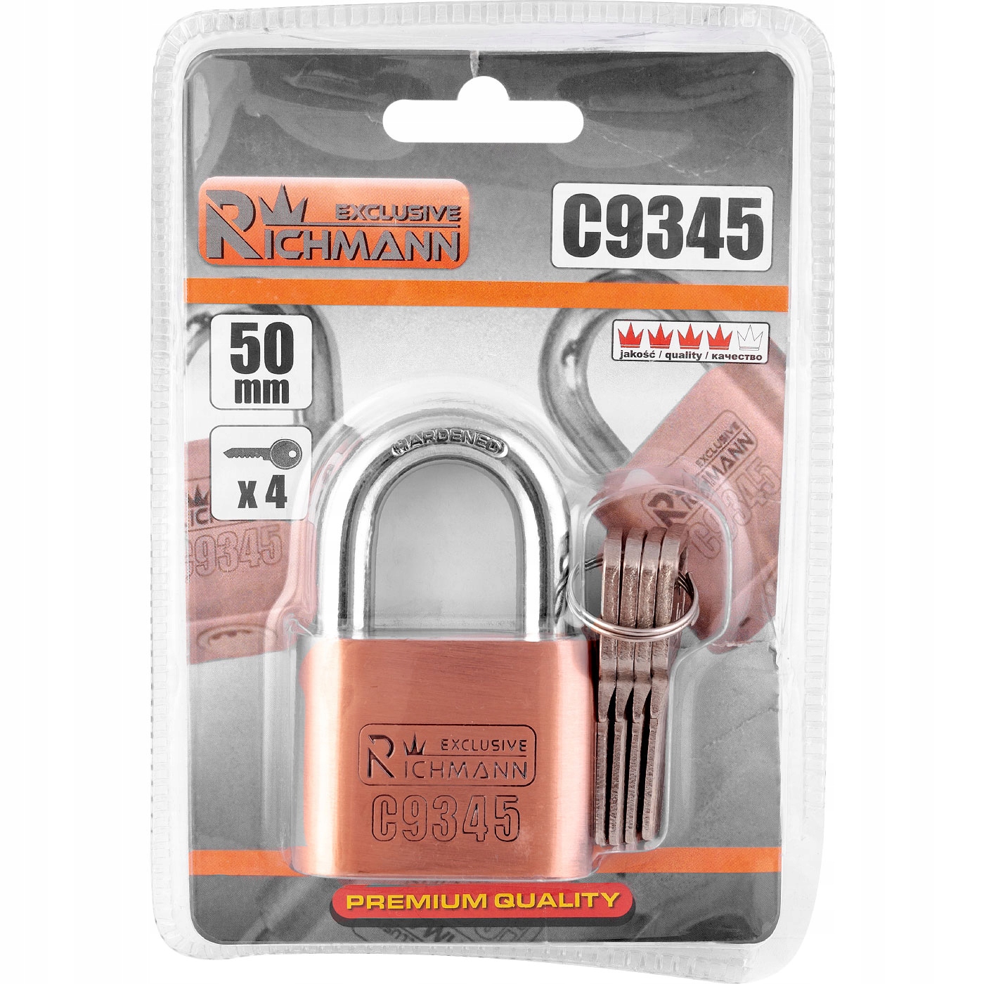 RICHMANN KŁÓDKA NIKLOWANA 50MM PATYNOWA HARTOWANA