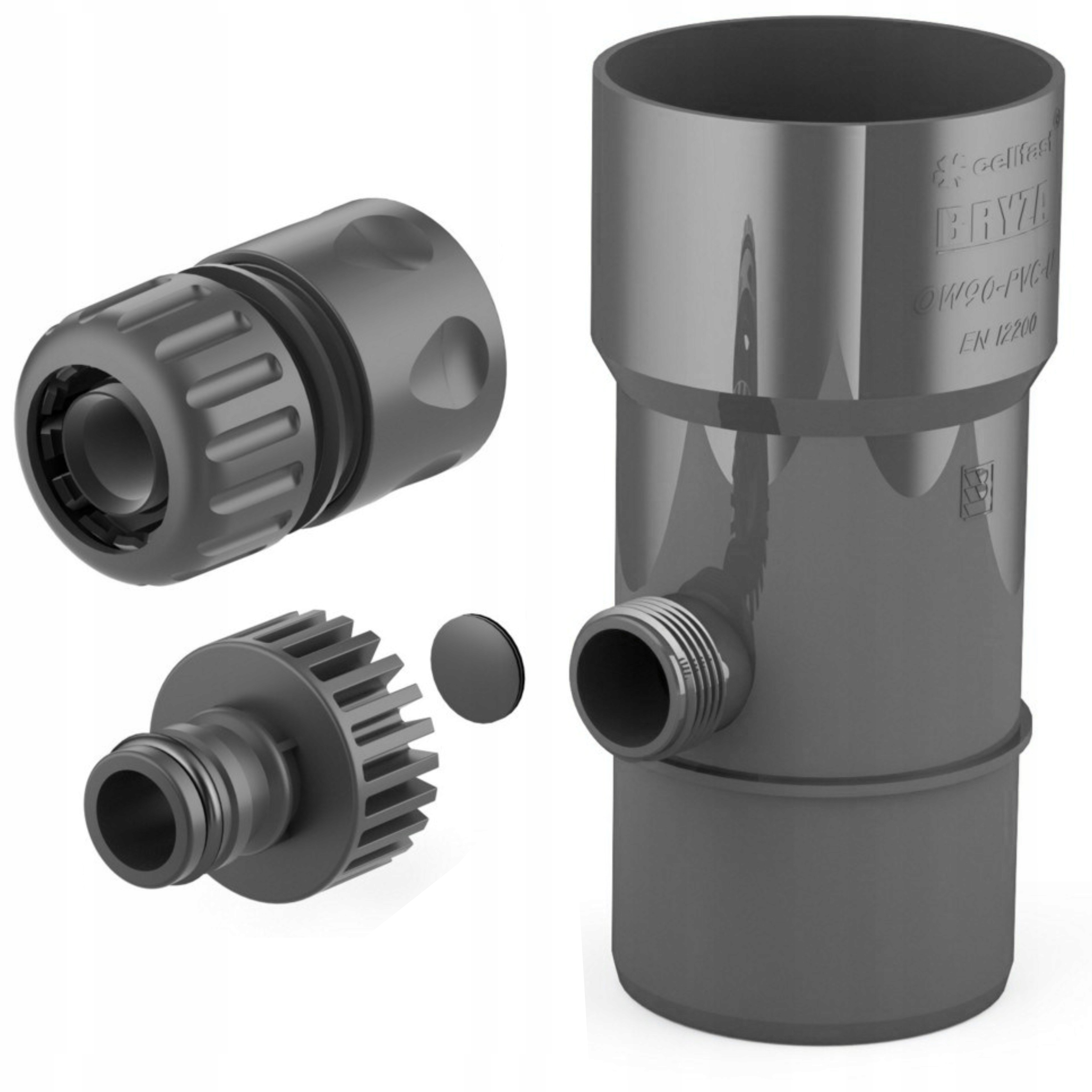 CELLFAST ODZYSKIWACZ WODY DESZCZOWEJ 110mm ŁAPACZ DESZCZÓWKI GRAFIT 63-204