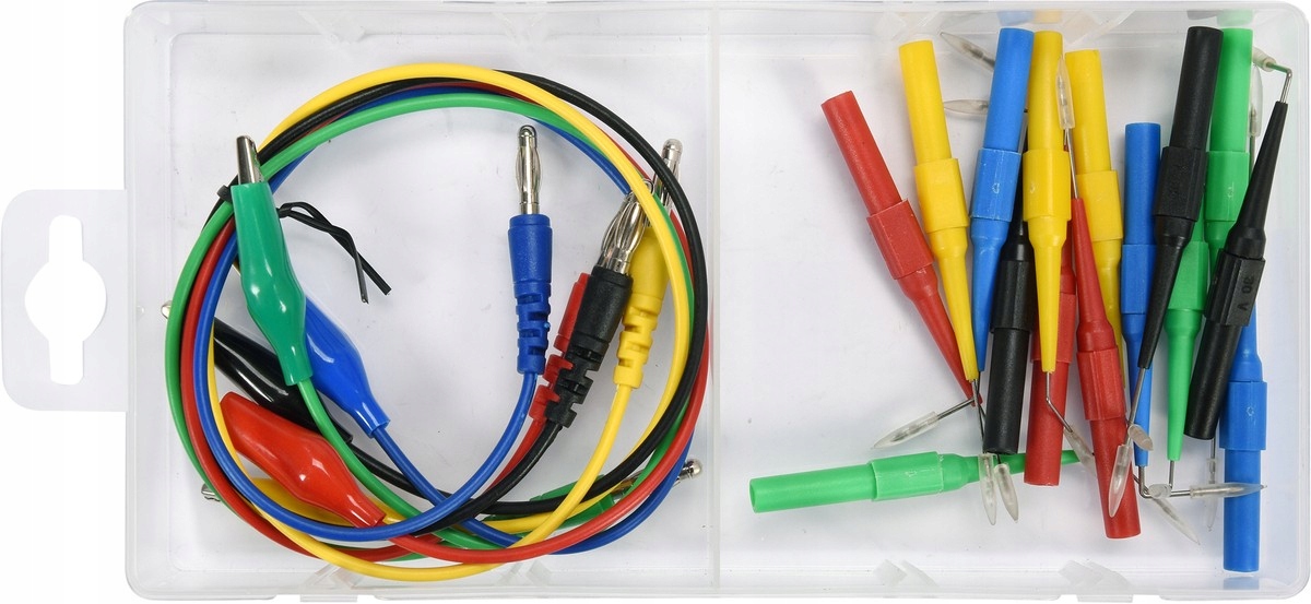 YATO IGŁY SONDY KOŃCÓWKI BANAN-KROKODYL POMIAROWE DO MULTIMETRÓW YT-73079