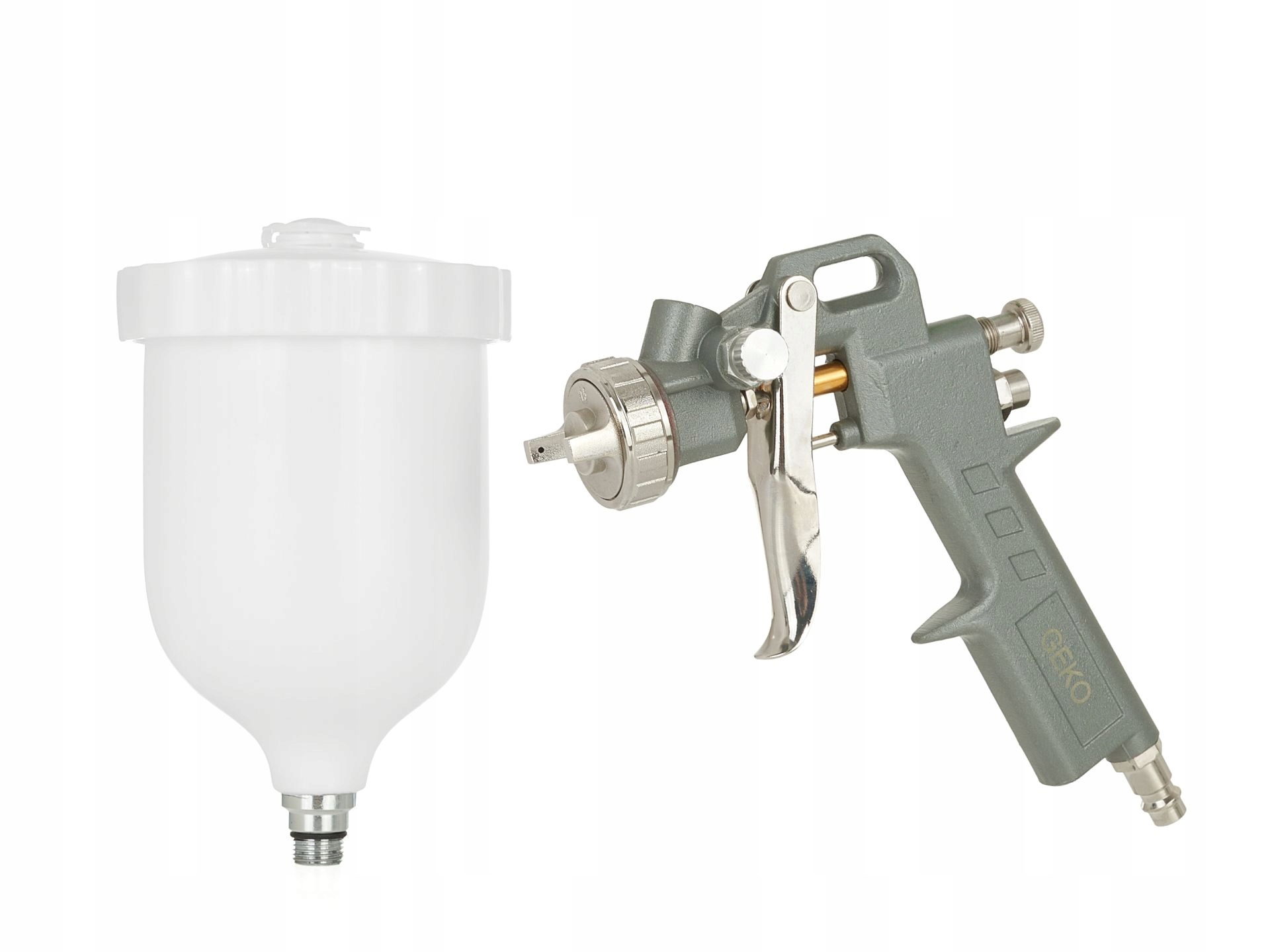 GEKO PISTOLET LAKIERNICZY ZBIORNIK 500 ML DYSZA 1,5 MM ALUMINIOWY G01107