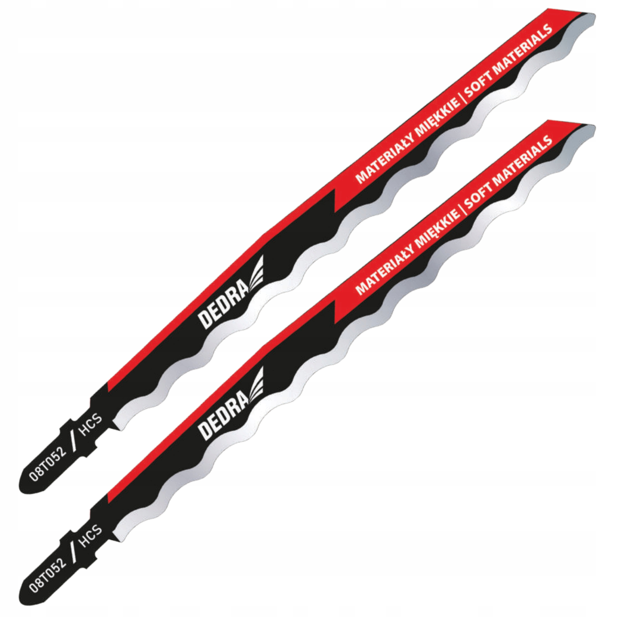 DEDRA 2el BRZESZCZOTY HCS T WYRZYNARKI DO GUMY MAT MIĘKKIE 150/125MM 08T052