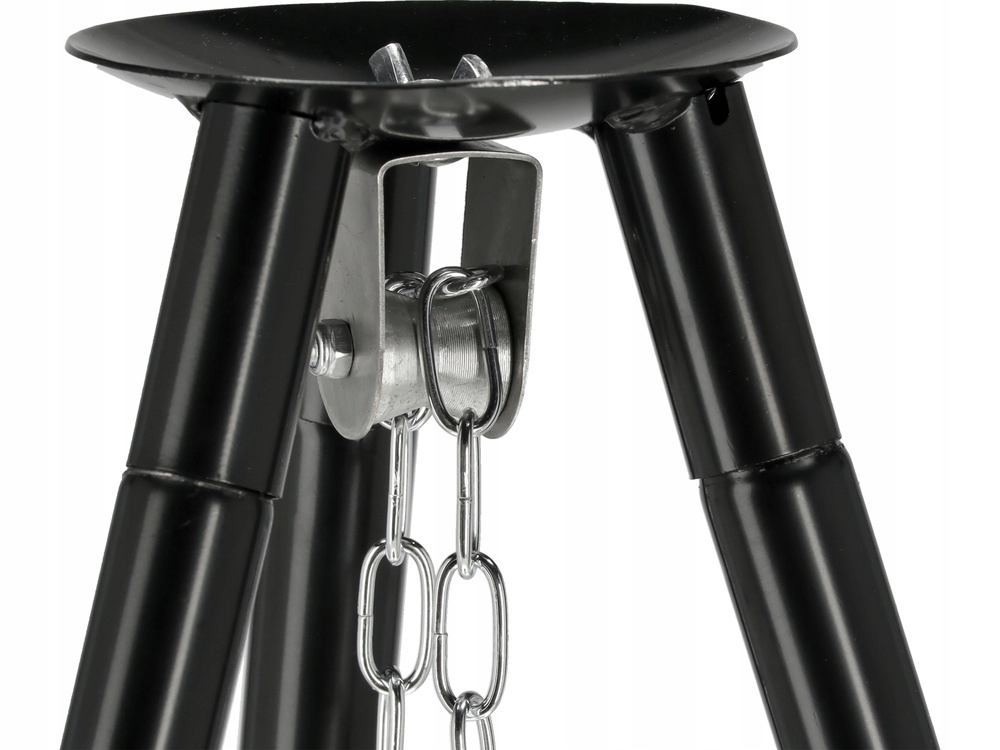 GRILL TRÓJNÓG RUSZT KOCIOŁEK OGRODOWY WISZĄCY OGNISKOWY OGNISKO LUND 49CM