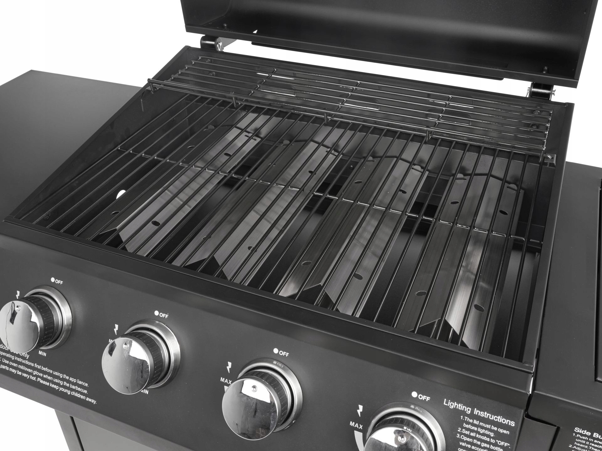 GEKO GRILL GAZOWY 5 PALNIKÓW 4+1 15KW TERMOMETR REGULACJA G80516