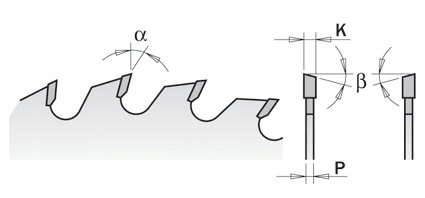 CMT PIŁA CIĘCIA POPRZECZNEGO KRAWĘDZI DO DREWNA 300X30 96Z 285.096.12M