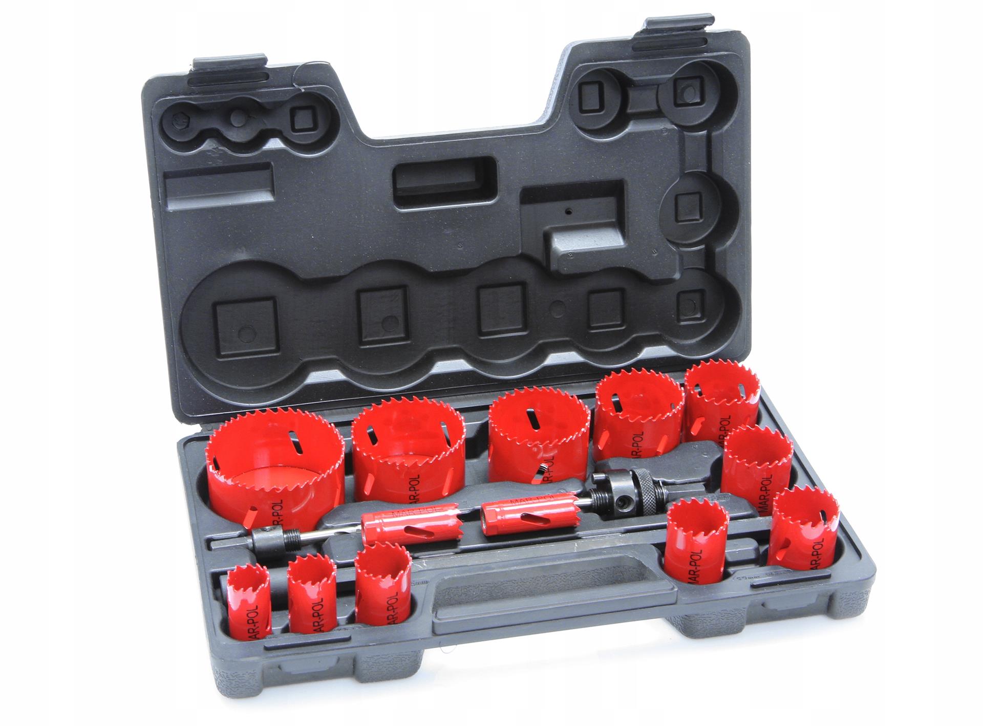 OTWORNICE BI-METAL 17 SZT WALIZKA PLASTIKOWA MAR-POL M22576
