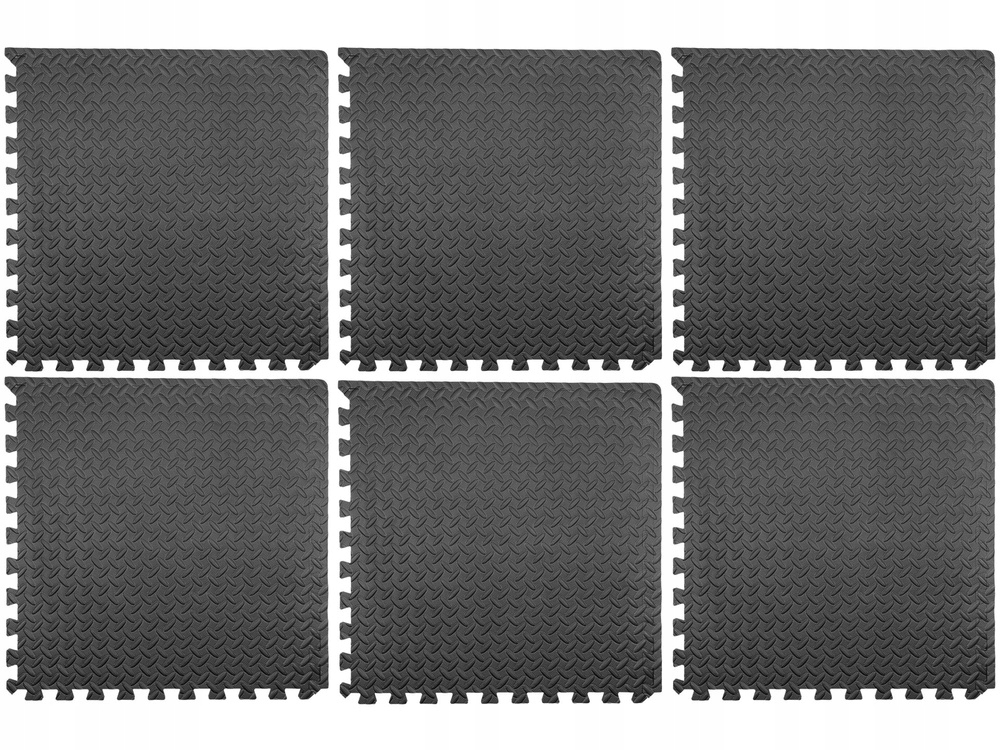 YATO ZESTAW 6 SZTUK MAT OCHRONNYCH WARSZTATOWYCH / FITNESS 60x60cm YT-08780