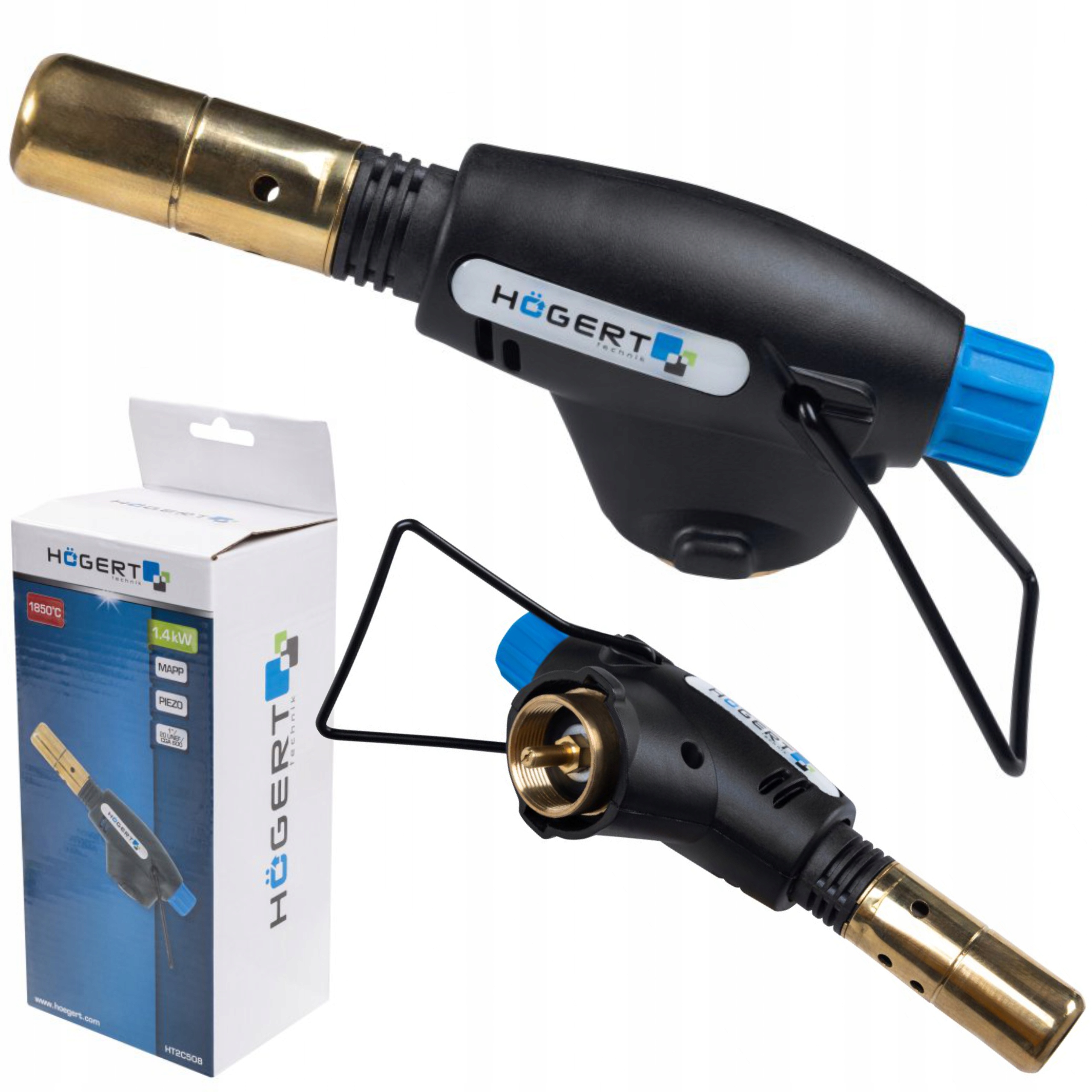 HOGERT PALNIK GAZOWY 1,4kW 1850C PIEZO HT2C508