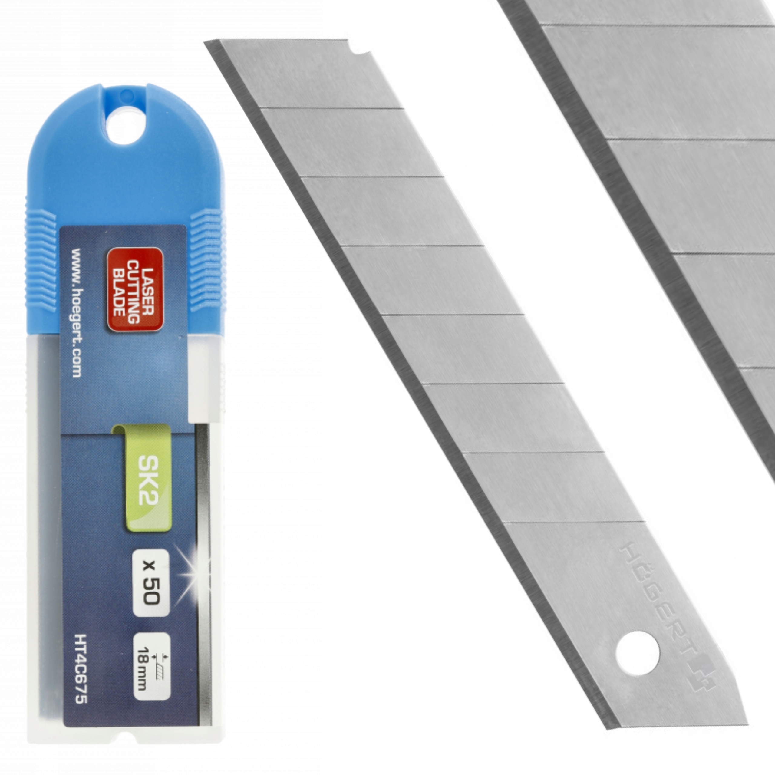 HOEGERT OSTRZE ŁAMANE 18 MM SK2 50 SZT HT4C675