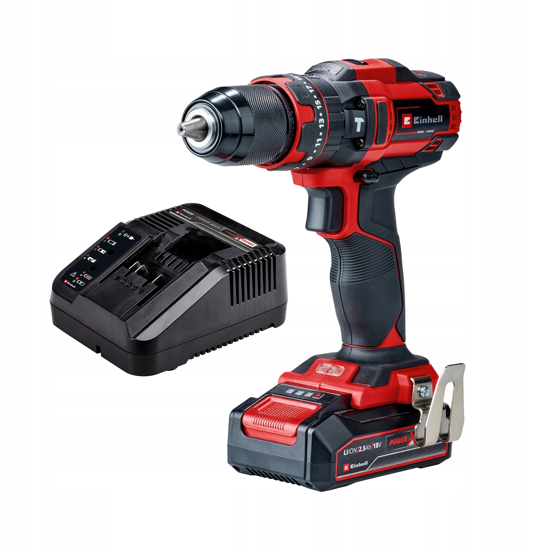 EINHELL AKUMULATOROWA WIERTARKO-WKRĘTARKA TE-CD 18/44 Li-i 2,5Ah 18V PXC