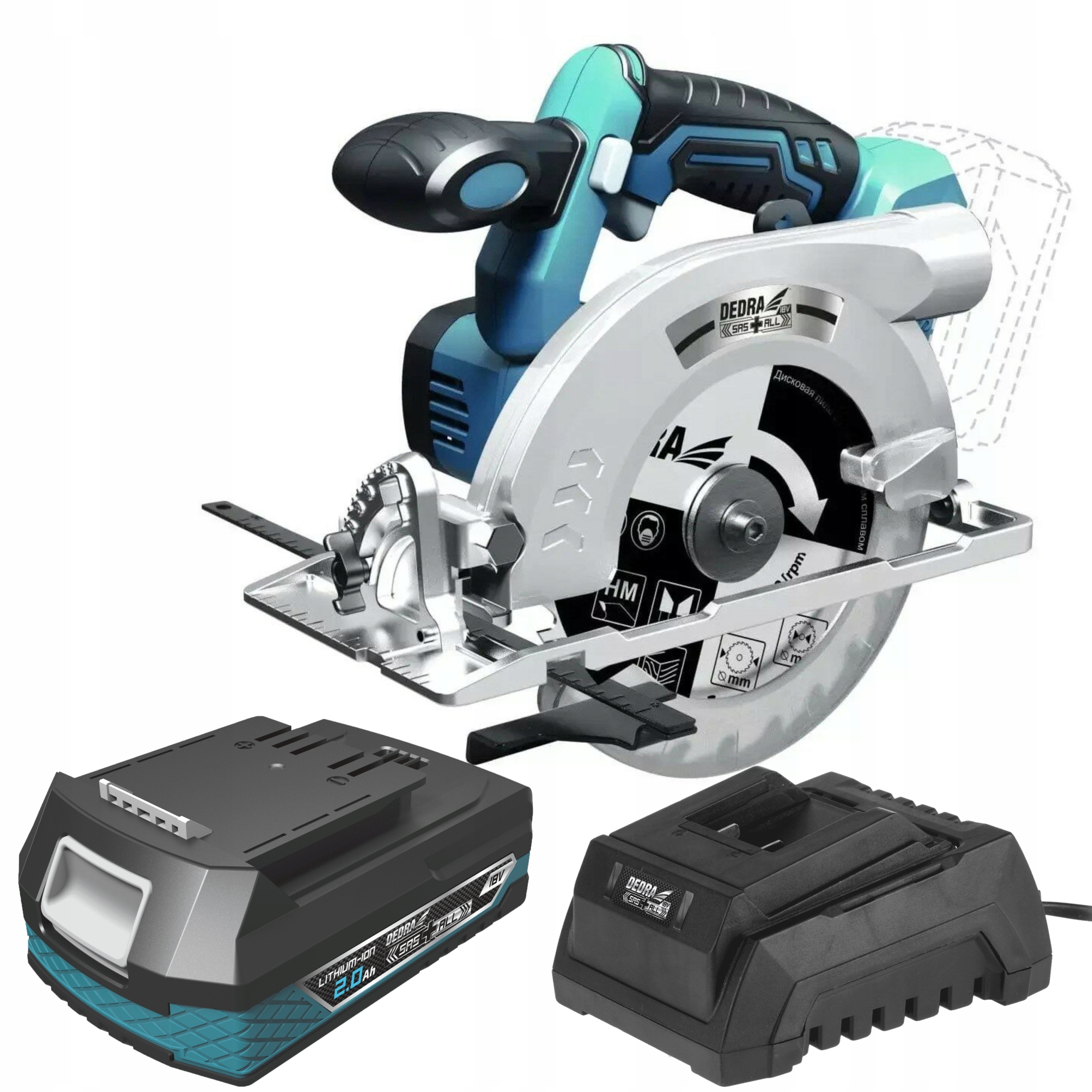 PILARKA TARCZOWA BEZSZCZOTKOWA DED7164 DEDRA +2AH