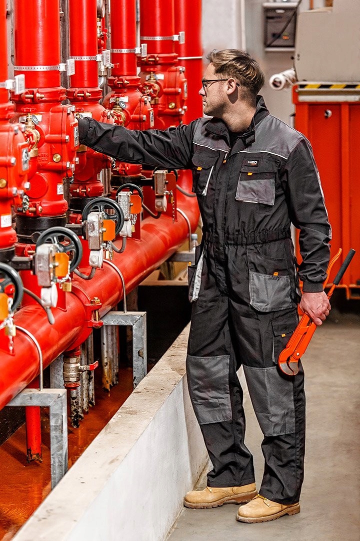 NEO KOMBINEZON ROBOCZY HD WZMOCNIONY spodnie OXFORD ODBLASKOWY 81-250XXL/58