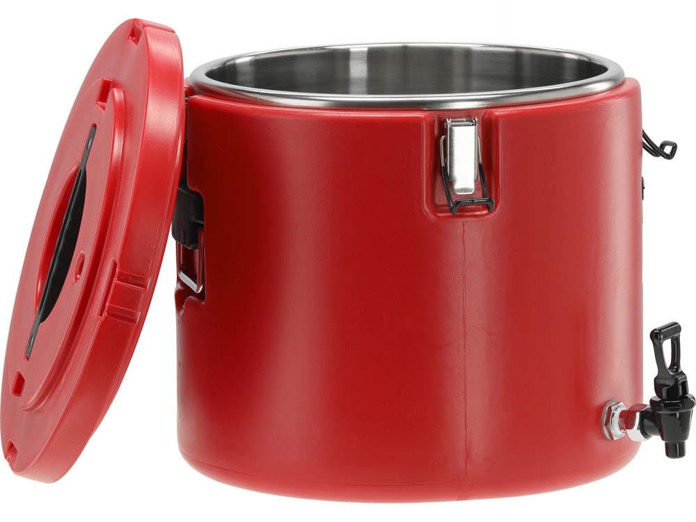 YATO TERMOS TRANSPORTOWY CATERINGOWY OKRĄGŁY Z KRANIKIEM 30L YG-09233