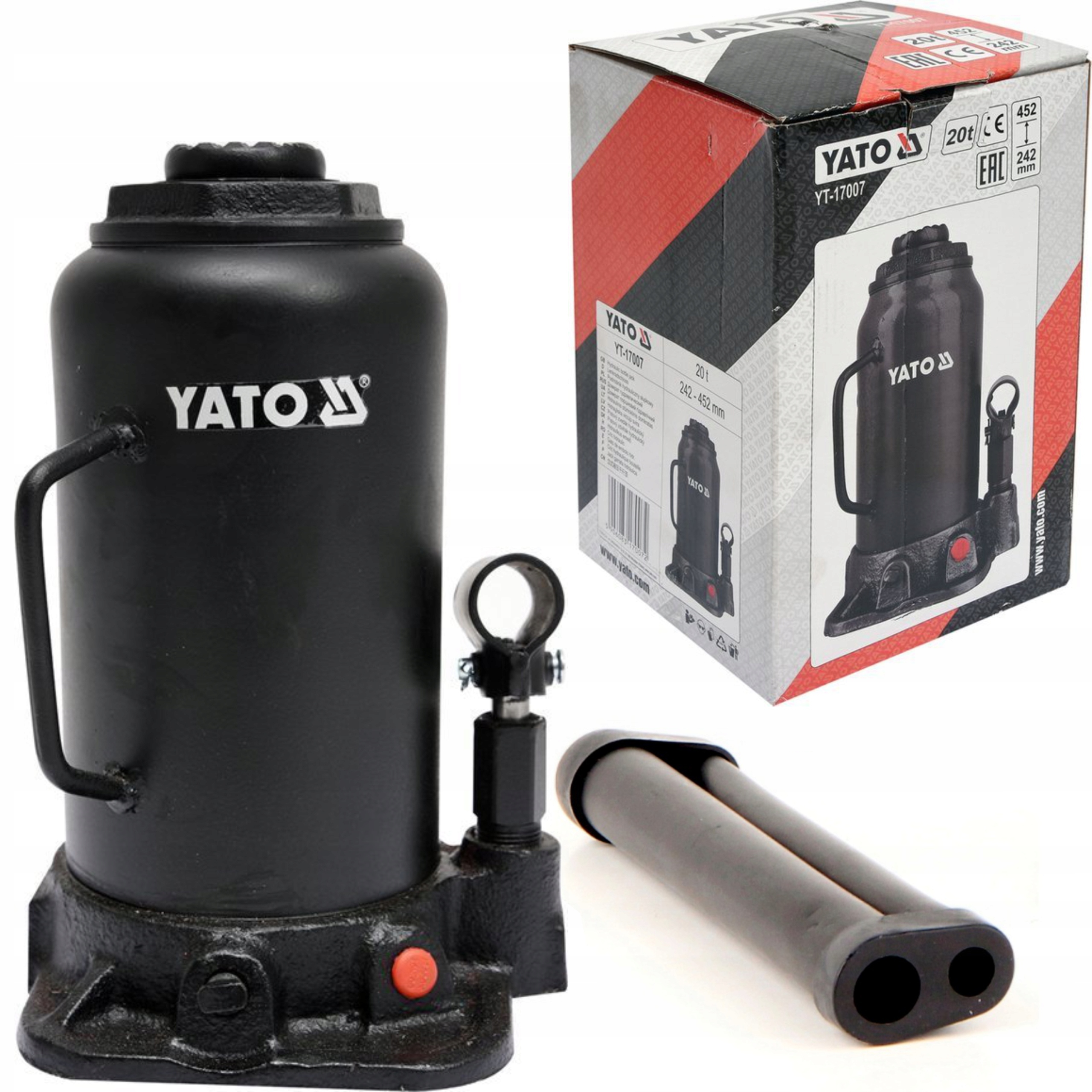 YATO PODNOŚNIK HYDRAULICZNY SŁUPKOWY 20T YT-17007