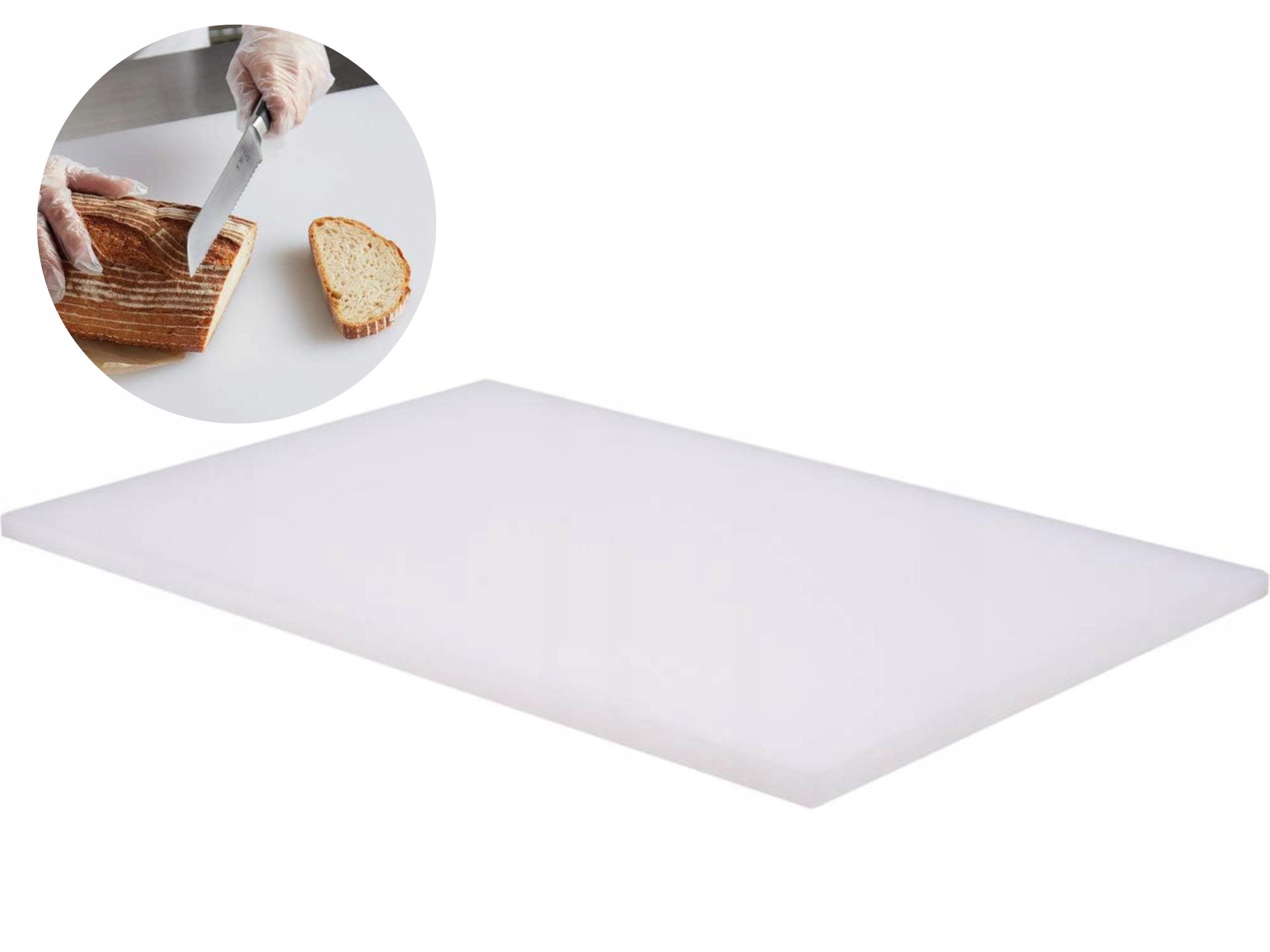 YATO DESKA DO KROJENIA 450X300X13 MM BIAŁA GASTRO NABIAŁ PIECZYWO YG-02174
