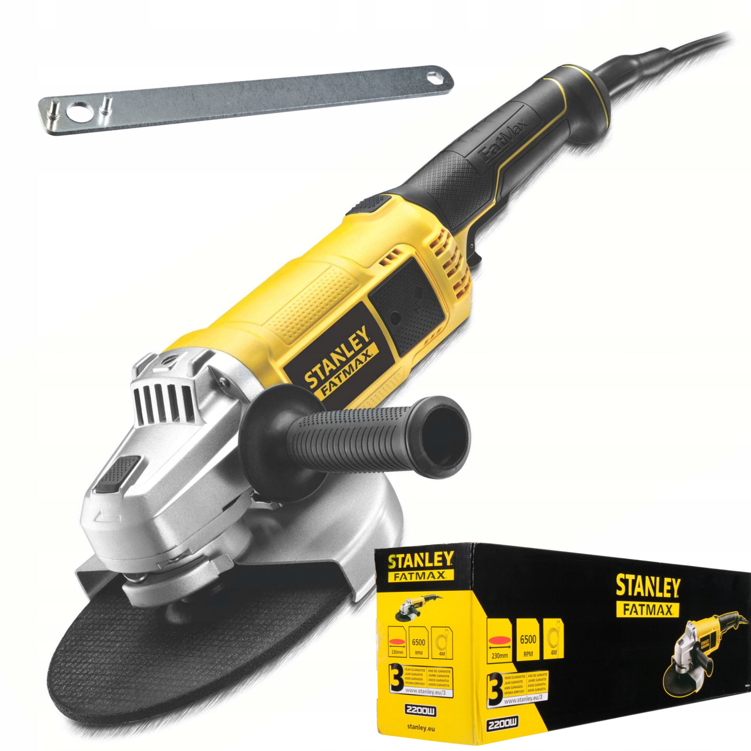 STANLEY SZLIFIERKA KĄTOWA TARCZOWA 230mm 2200W 230V FATMAX FME841