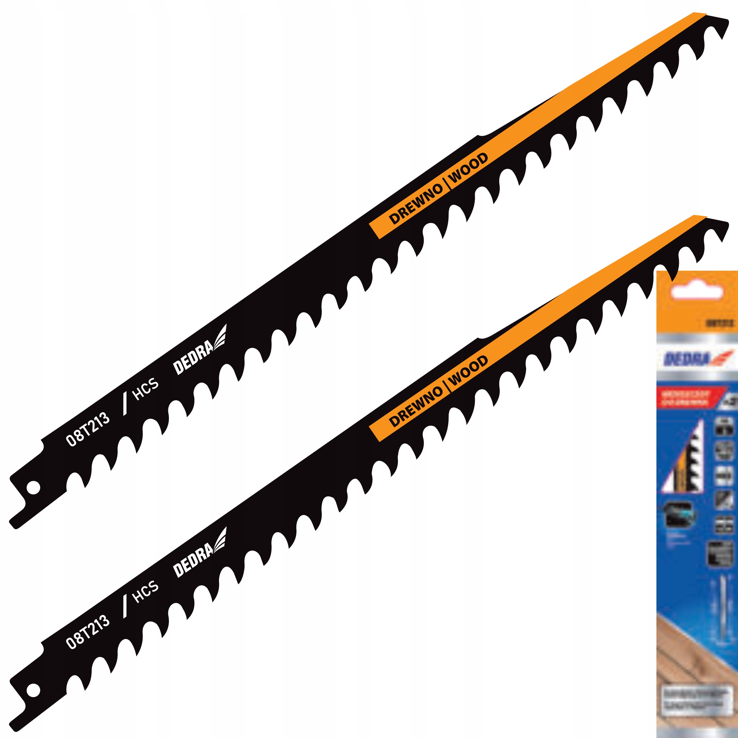 DEDRA 2el BRZESZCZOTY DO PIŁY SZABLASTEJ LISICY CIĘCIE DREWNA 240/215mm HCS