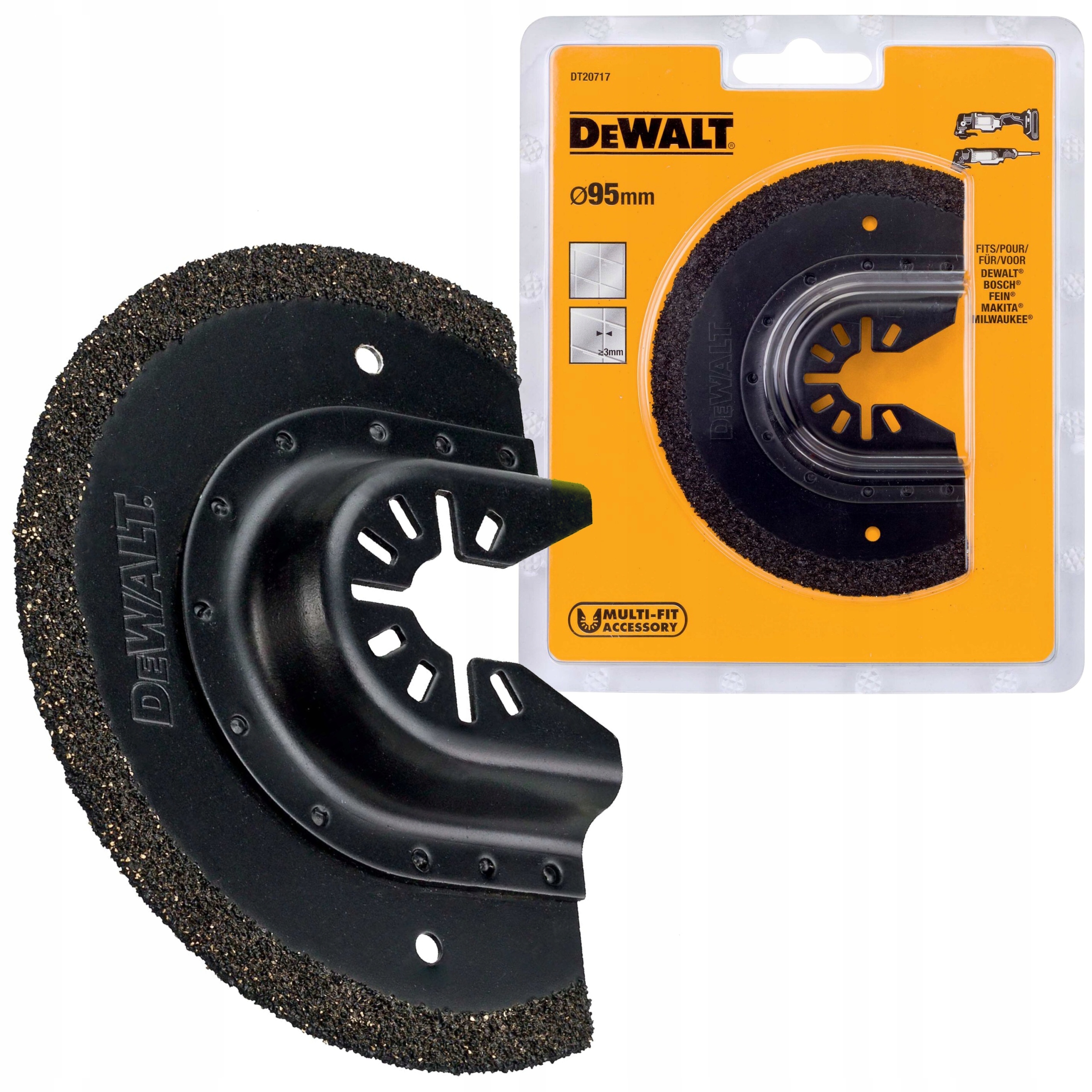 BRZESZCZOT DO USUWANIA FUG 95/3MM DT20717 DEWALT