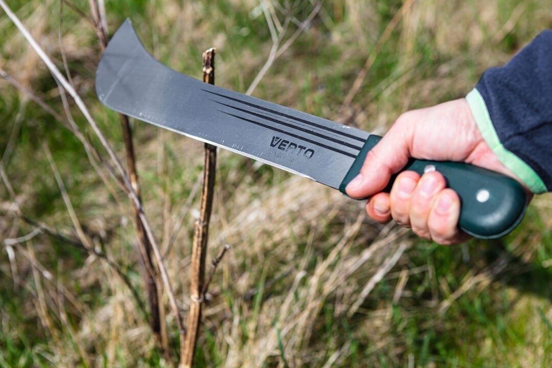 MACZETA KARCZOWNIK OGRODOWY HARTOWANA 45CM NÓŻ