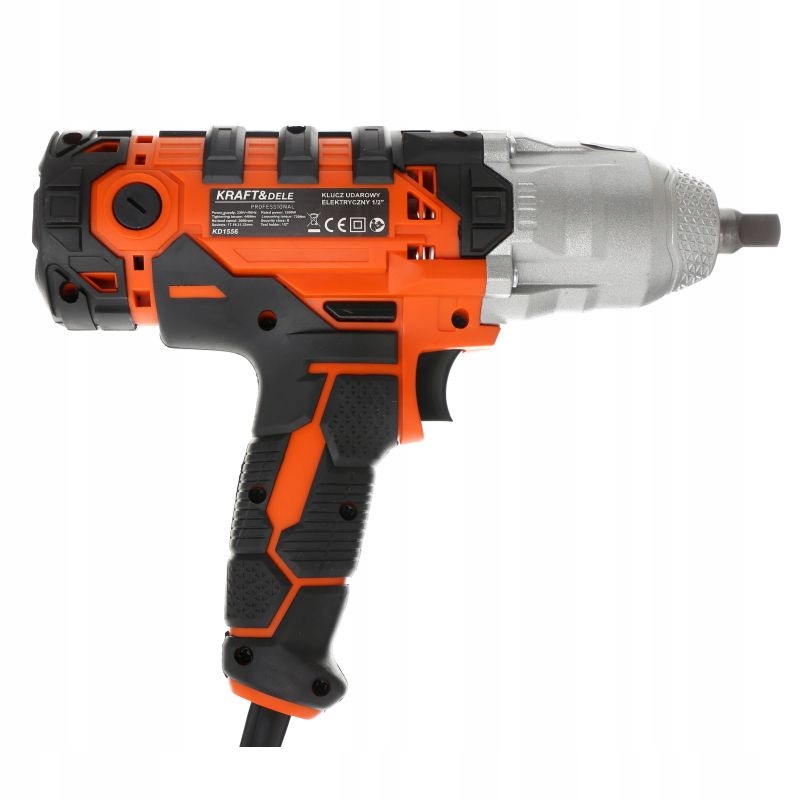KLUCZ ELEKTRYCZNY UDAROWY DO KÓŁ 720Nm 1/2" 2200W WALIZKA +4 NASADKI KD1556