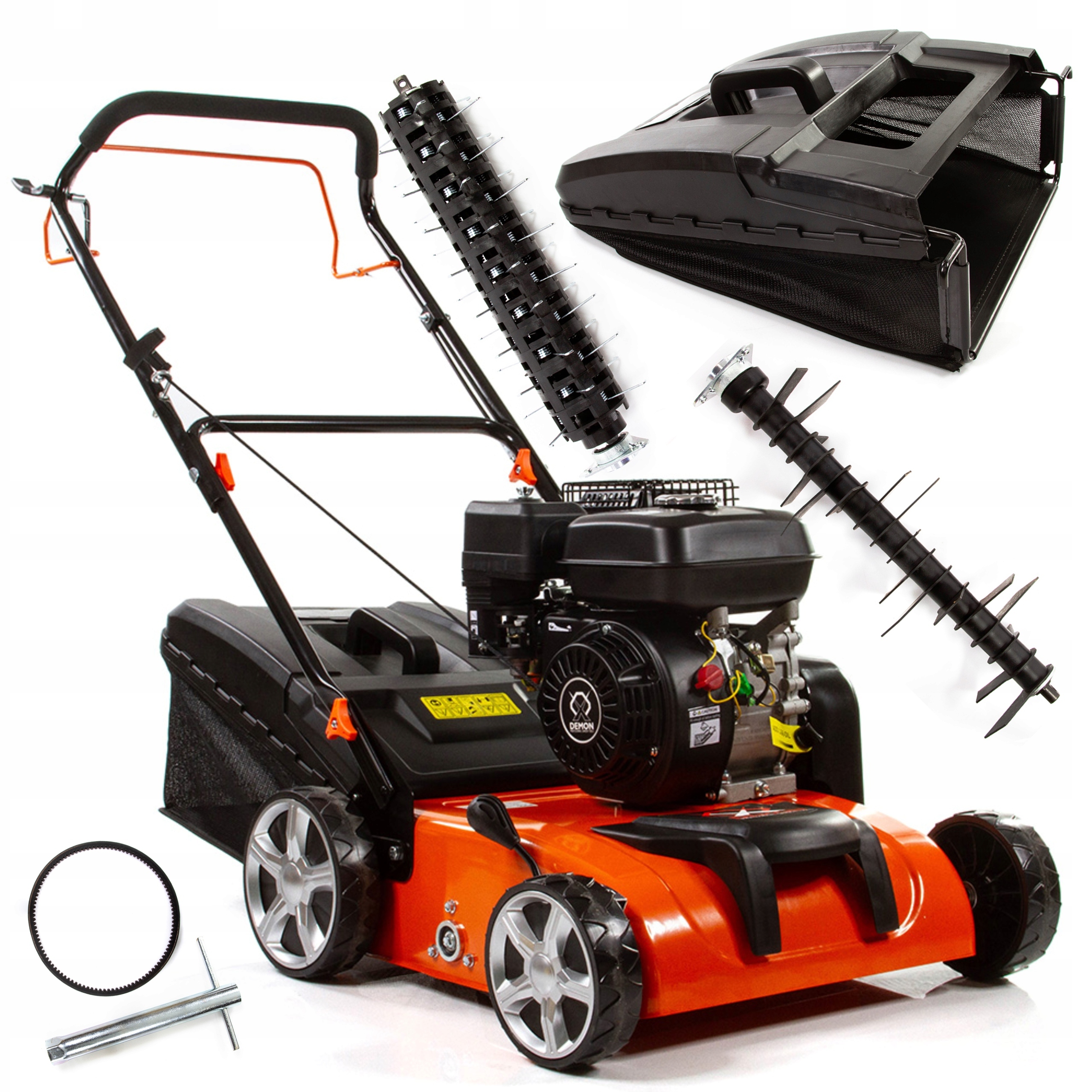 AERATOR SPALINOWY WERTYKULATOR KULTYWATOR TRAWY TRAWNIKA 10KM 40CM DEMON