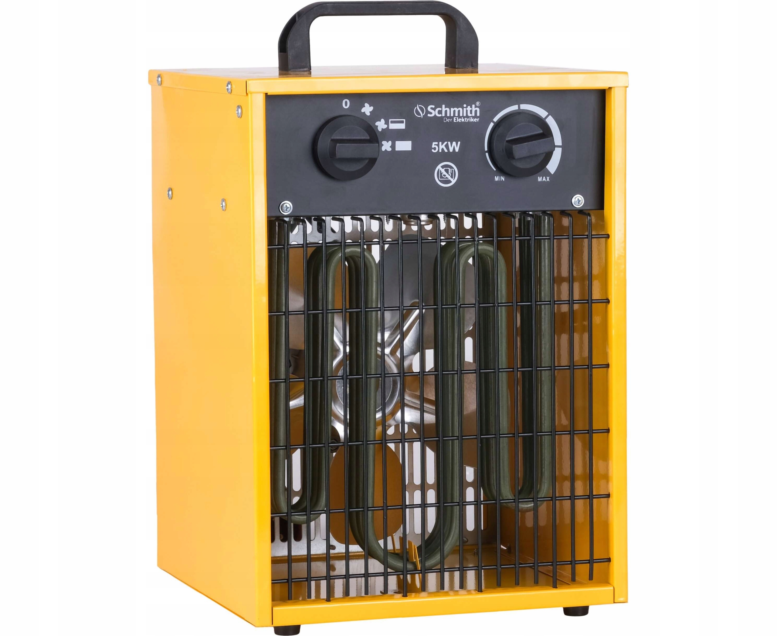 NAGRZEWNICA ELEKTRYCZNA DMUCHAWA TERMOWENTYLATOR FARELKA 5KW ~60M3 SNPE-02