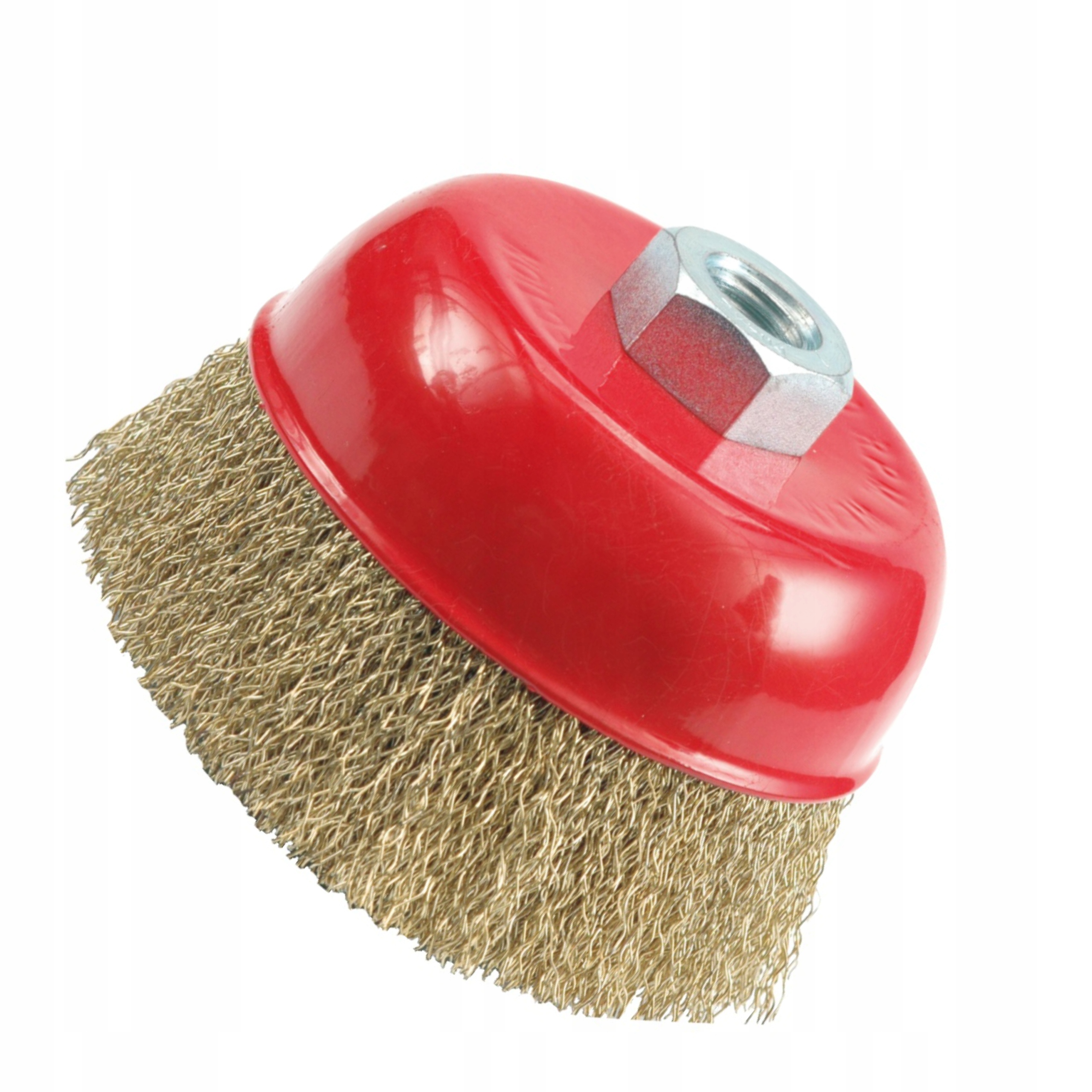 VOREL SZCZOTKA CZOŁOWA 75 MM DRUT KARBOWANY 06970