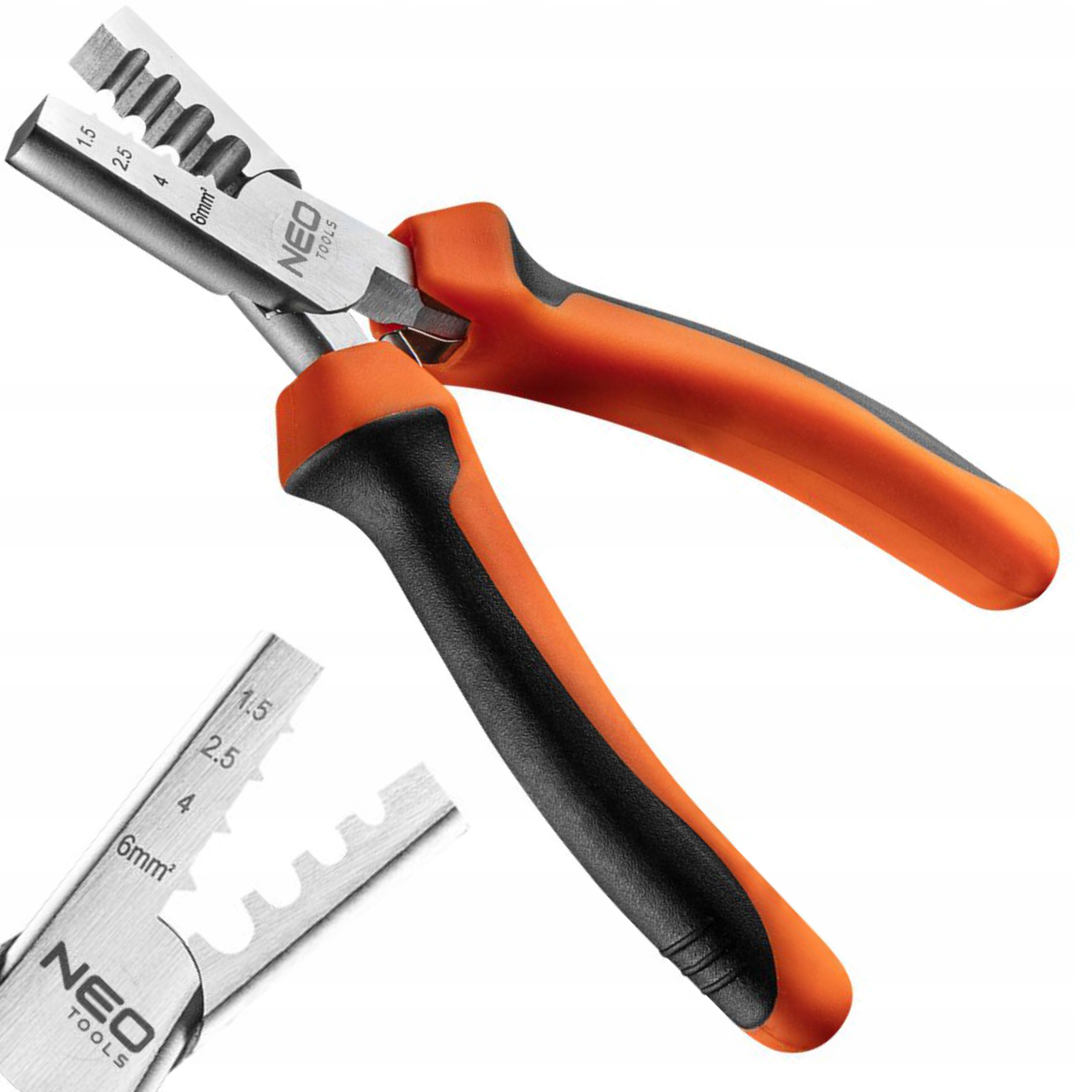 NEO SZCZYPCE DO ZACISKANIA KOŃCÓWEK 1.5-6MM 140MM