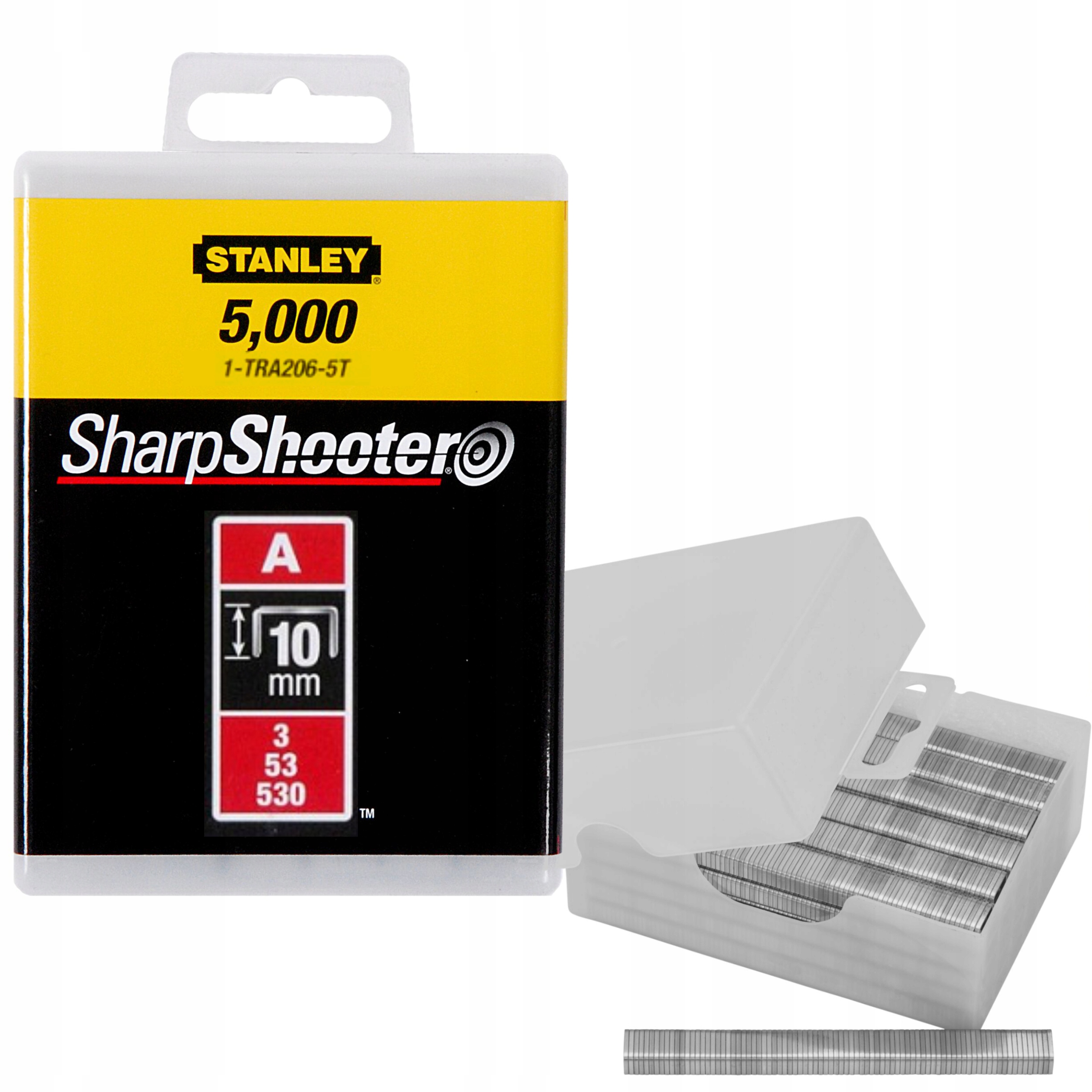 ZSZYWKI STALOWE ZSZYWKA TYP A 10mm 5/53/530 5000SZT STANLEY 1-TRA206-5T