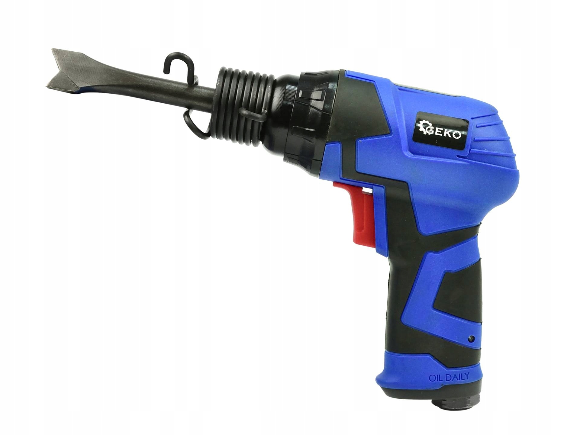 GEKO ZESTAW MŁOTEK UDAROWY BLACHARSKI PNEUMATYCZNY 4 DŁUTA G03147