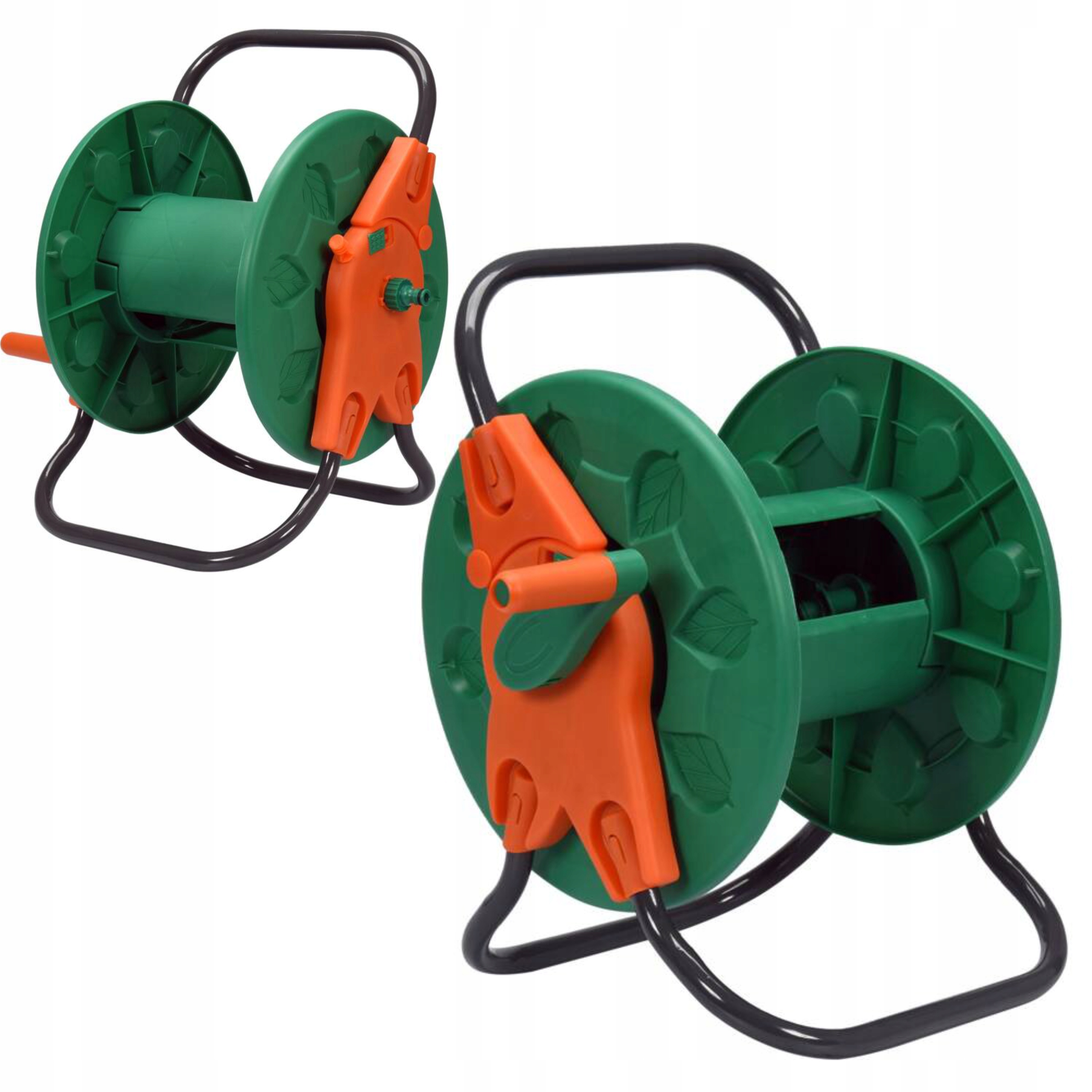 WÓZEK STOJAK NA WĄŻ OGRODOWY 60m BĘBEN ZWIJACZ ZWIJAK STOJAK STATYW