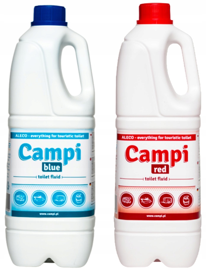 PŁYNY DO TOALET TURYSTYCZNYCH CAMPI 2x2L BLUE RED