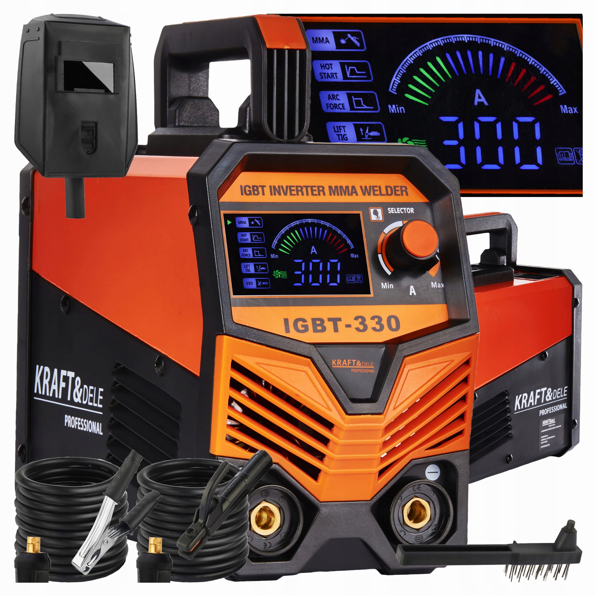 KRAFT&DELE SPAWARKA INWENTOROWA IGBT/MMA/LIFT/TIG 330A KD1878