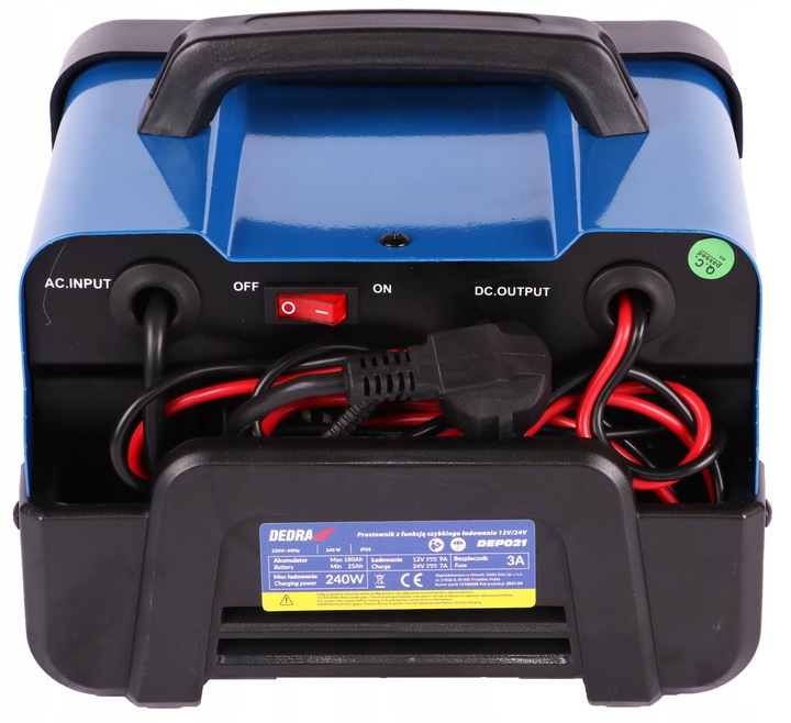 PROSTOWNIK DEDRA DEP021 25-180AH 12/24V 9A BOOST