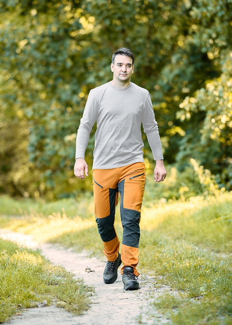 NEO KOSZULKA DŁUGI RĘKAW SZARA BAWEŁNIANA Longsleeve CE 81-690 ROZMIAR L