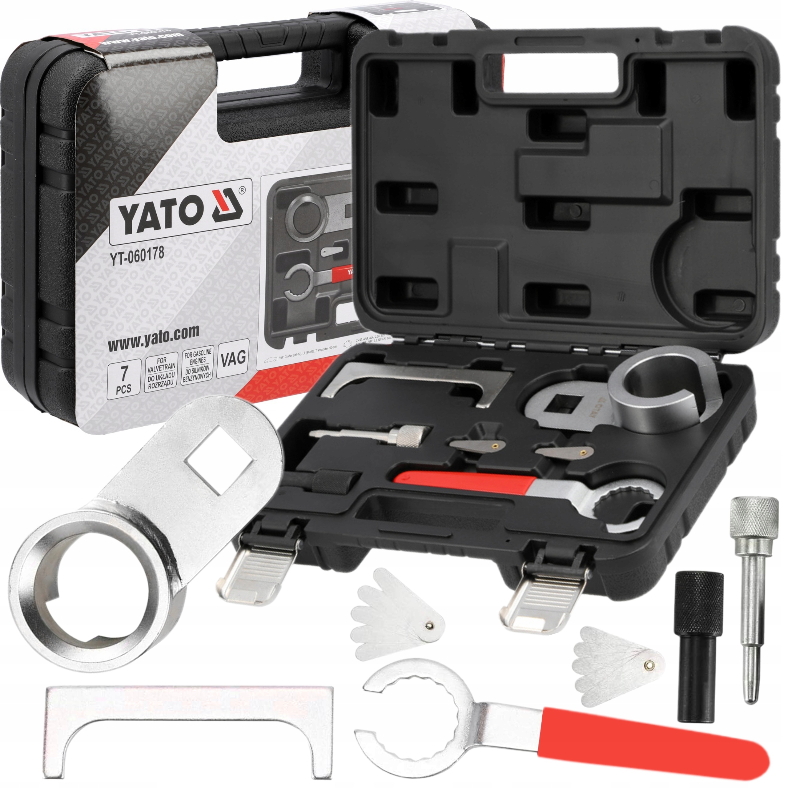 YATO ZESTAW 7el BLOKAD ROZRZĄDU SILNIKÓW DIESLA VAG SDI/TDI/TDICR YT-060178