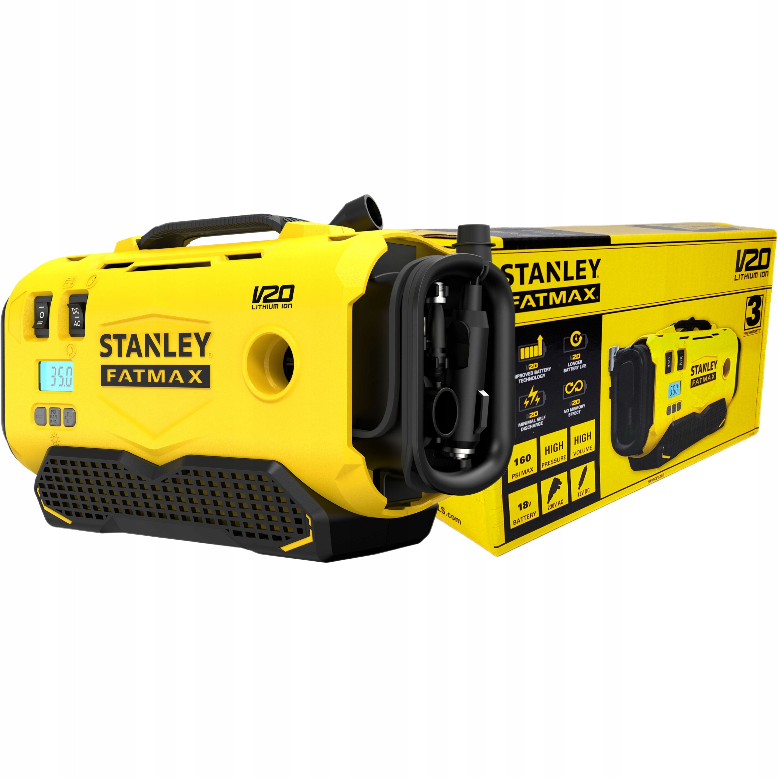 STANLEY KOMPRESOR AKUMULATOROWY 18V SFMCE520B