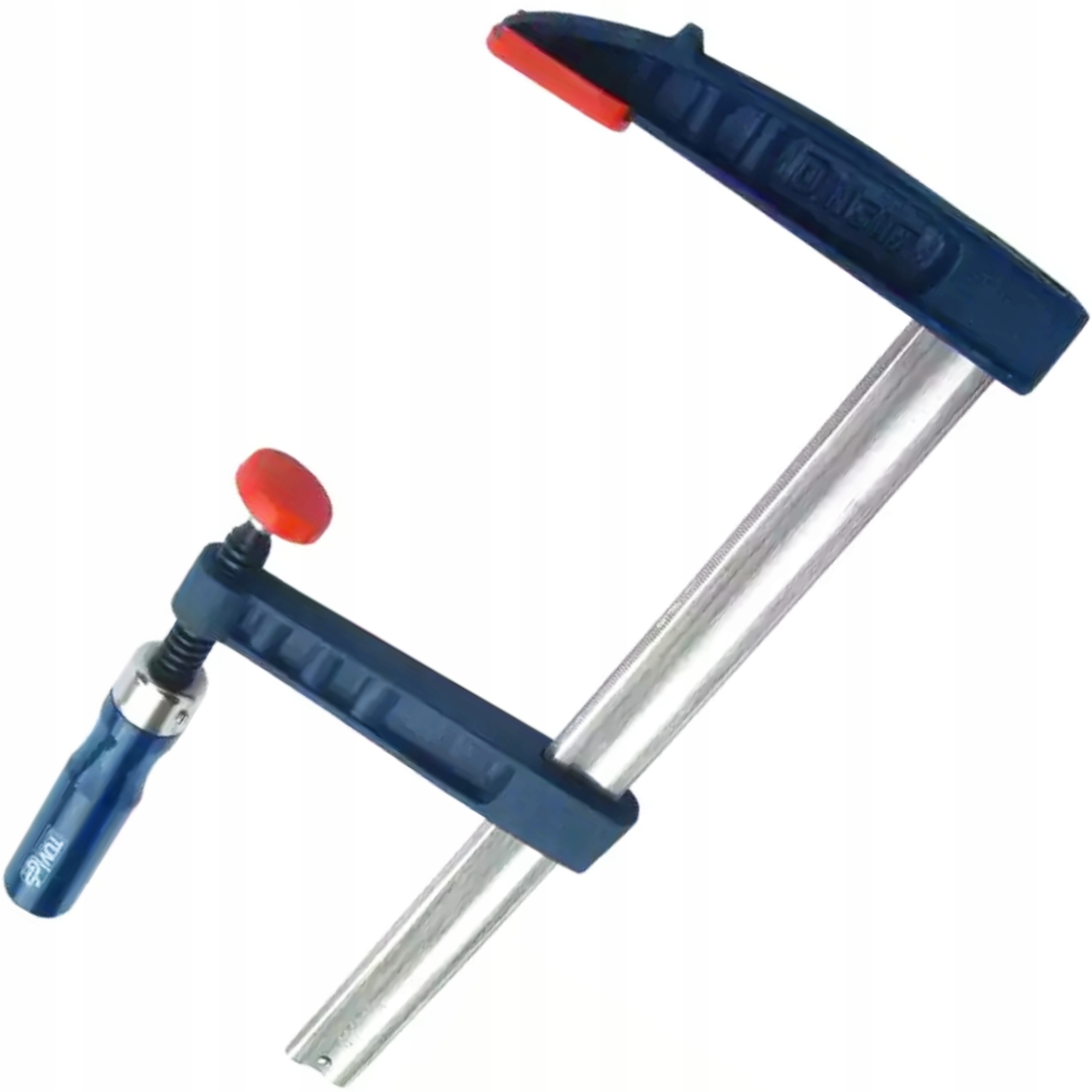 DEDRA ŚCISK STOLARSKI ŚRUBOWY ZACISK UCHWYT 1000X120MM ŻELIWNE SZCZĘKI 1286