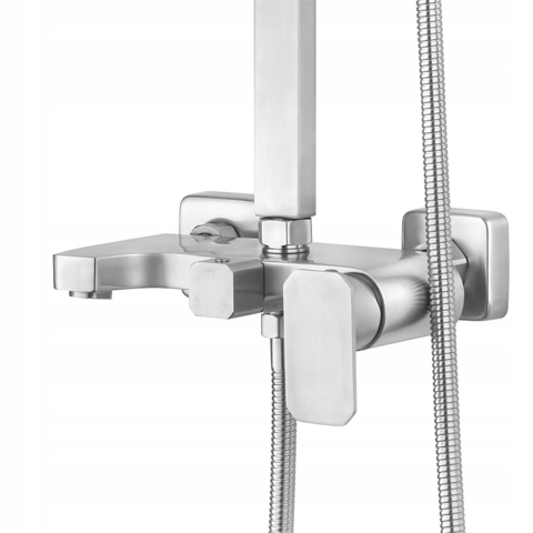 DESZCZOWNICA KOLUMNOWA PRYSZNICOWA INOX STEELY 4 FALA 75665